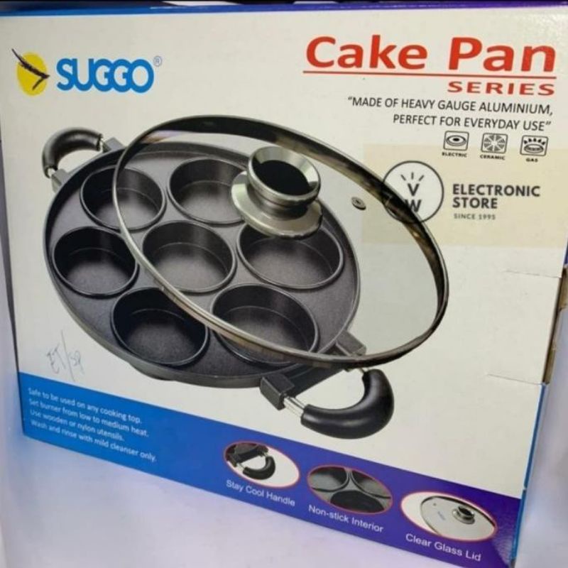 Cake Pan 7 Lubang Cembung /Cetakan Kue Serabi Suggo