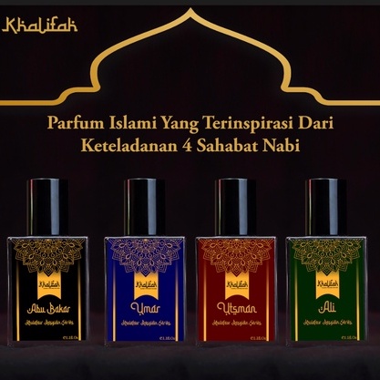 “ Parfum Khalifah UTSMAN | Minyak Wangi Islami Terbaik Khalifah Khulafaurrasyidin Series “