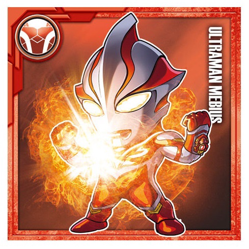 Ultraman Seal Wafer Mebius Burning Brave Bandai Shokugan Candy Toy