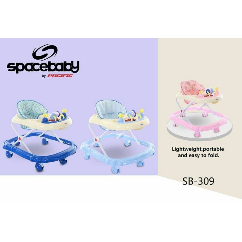 Alat belajar jalan anak bayi balita SB 309 baby walker spacebaby babywalker space baby SB309 pacific SB 139 SB 302 SB 306 SB 315 SB 316 SB139 SB302 SB306 SB315 SB316