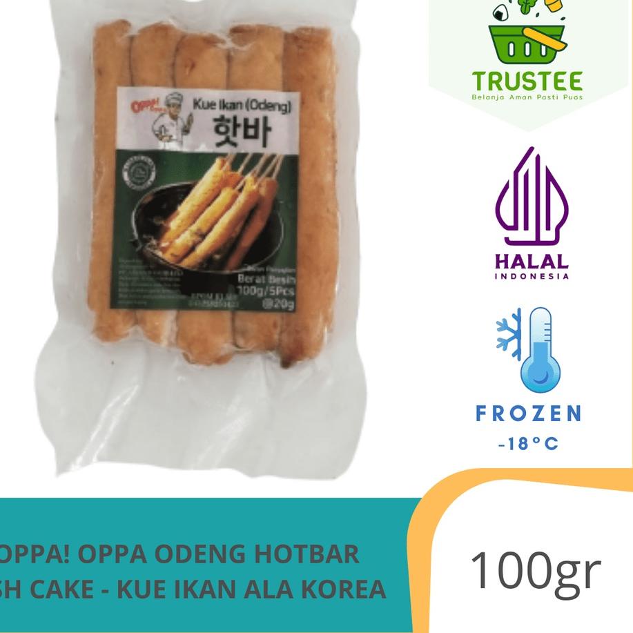 

Oppa! Oppa Odeng Hotbar Fish Cake - Kue Ikan Ala Korea Halal 100gr