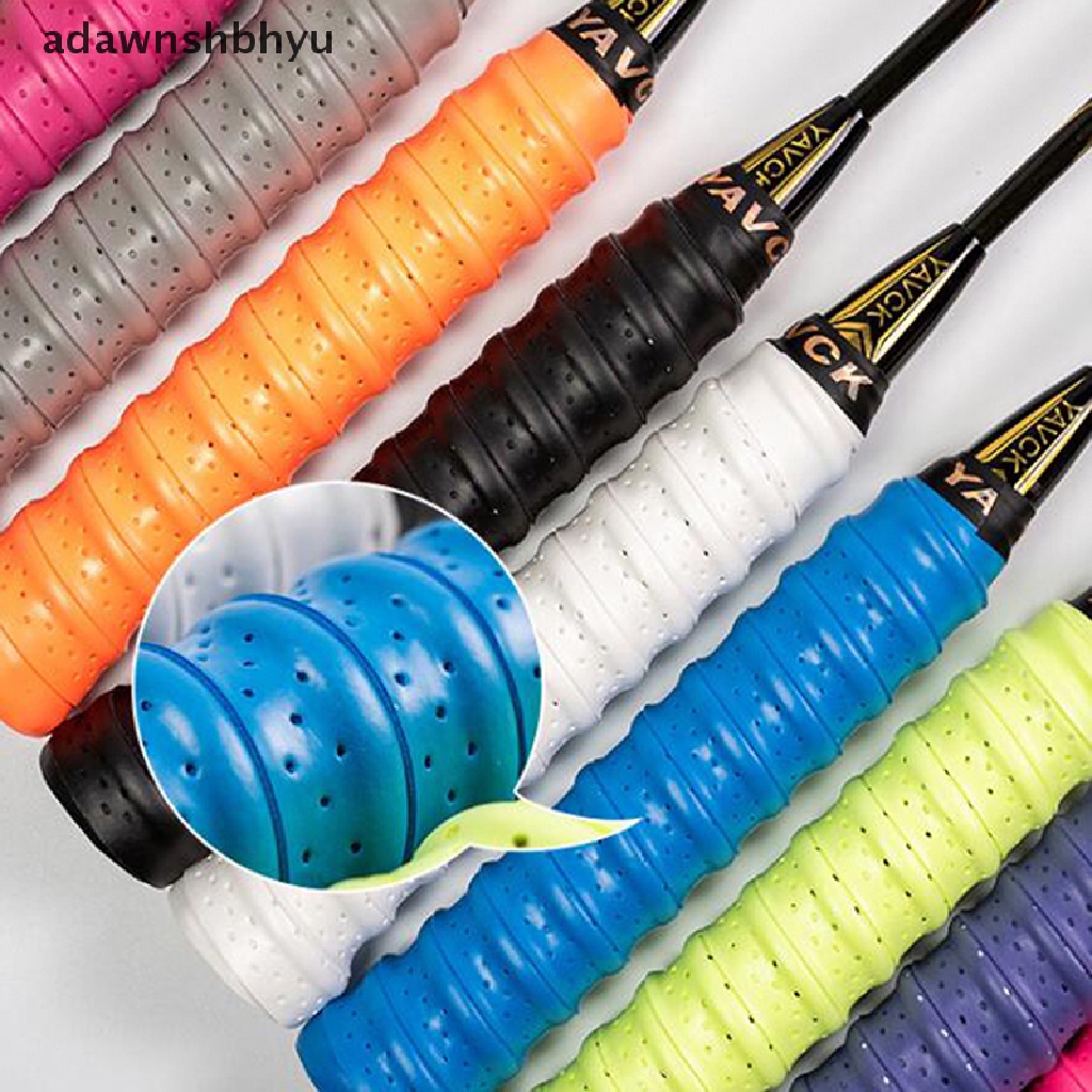 Adawnshbhyu Breathable Anti-slip Sport Grip Sweatband Tennis Tape Raket Badminton Sweatband ID