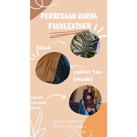 Jaket Kulit Wanita Hand Puff