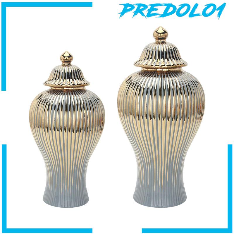 [Predolo1] Keramik Ginger Jar Dekstop Hias Porcelain Jar Ornamen Vas Keramik