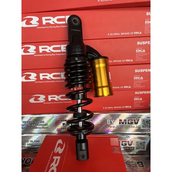 Shockbreaker Shock rcb vario 125/150 vario beat scoopy fino mio Shock tabung atas single hitam tbg gold rcb original