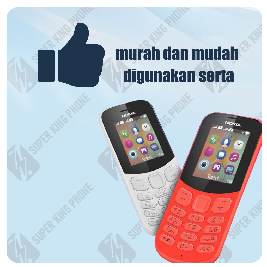 Super King NEW Nokia 130 2017 Handphone DUA SIM