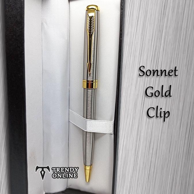 

PULPEN MODEL PARKER SONNET STAINLESS STEEL KLIP EMAS FREE GRAFIR NAMA DAN BOX EXCLUSIF TERLARISS...,,,,,
