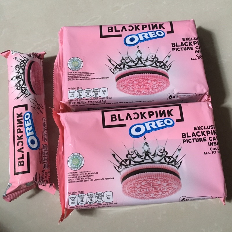 

READY LANGSUNG KIRIM OREO X BLACKPINK LIMITED FREE GIFT/OREO VIRAL/OREO BLACKPINK/PC MEMBER BLACKPINK/BISA INSTANT LANGSUNG