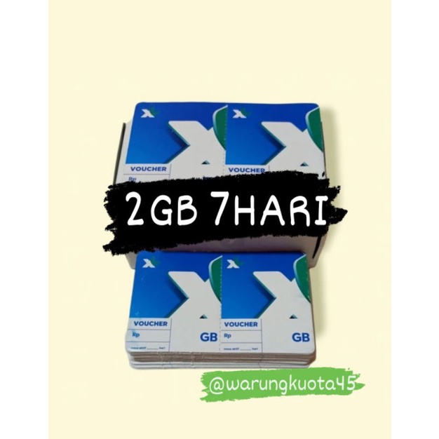Voucher XL HOTROD 2GB 7HARI (BERLAKU NASIONAL)