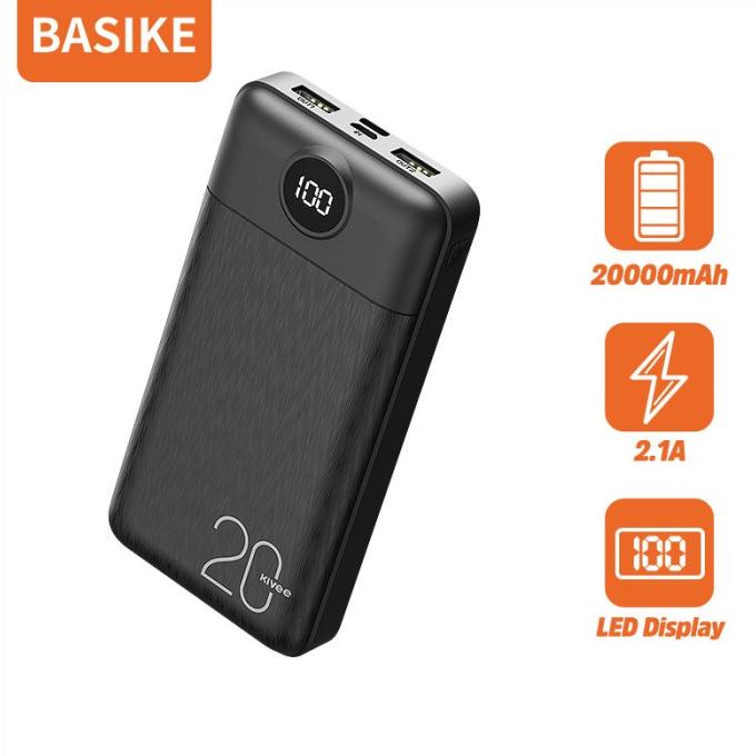 BASIKE Powerbank 20000 mah LED Display Fast Charging Mini Murah Iphone