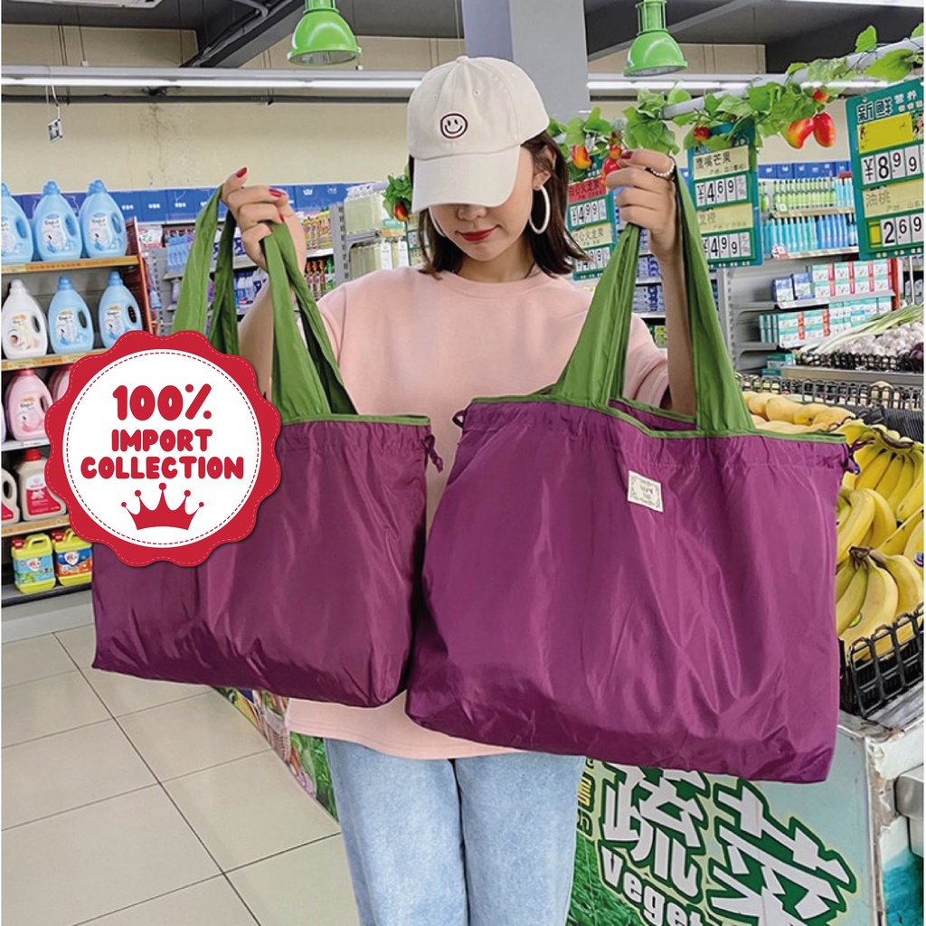 VALDIS Totebag Parasut Polos Tas Wanita Remaja Korean Tote Bag Style By Chikoisme NR