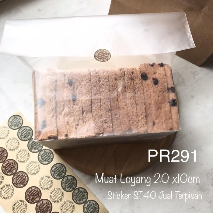 

Plastik Polos Roti Tawar Pr291 Toast Bread Plastic Bag 093