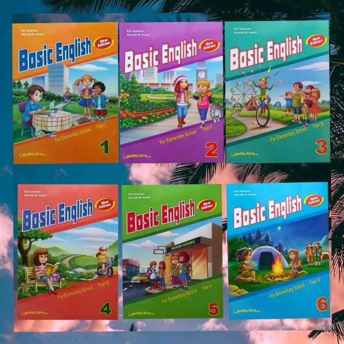

BUKU BAHASA INGGRIS BASIC ENGLISH SD MI KELAS 1 2 3 4 5 6 YUDHISTIRA TERLARISS...,,,,,