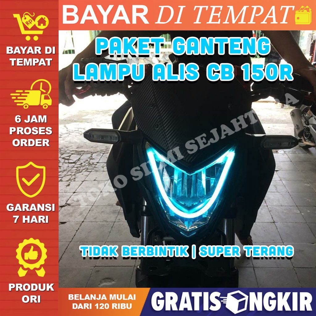 LAMPU ALIS CB 150R LAMPU VARIASI CB 150R LAMPU HEADLAMP CB 150R LAMPU ALIS MOTOR LAMPU SENJA VARIASI