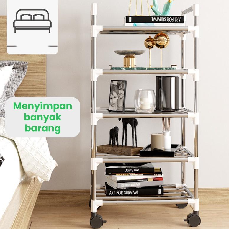 [C-D8D][☛] Greenland Rak Dapur Rak Peralatan Dapur Tempat Panci Wajan Rak Penyimpanan Rak Kamar Mand