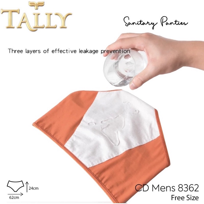 CD CELANA DALAM MENS 9550 TALLY FREESIZE ALLSIZE - CELANA DALAM MENSTRUASI 9550 TALLY - ARA98STORE