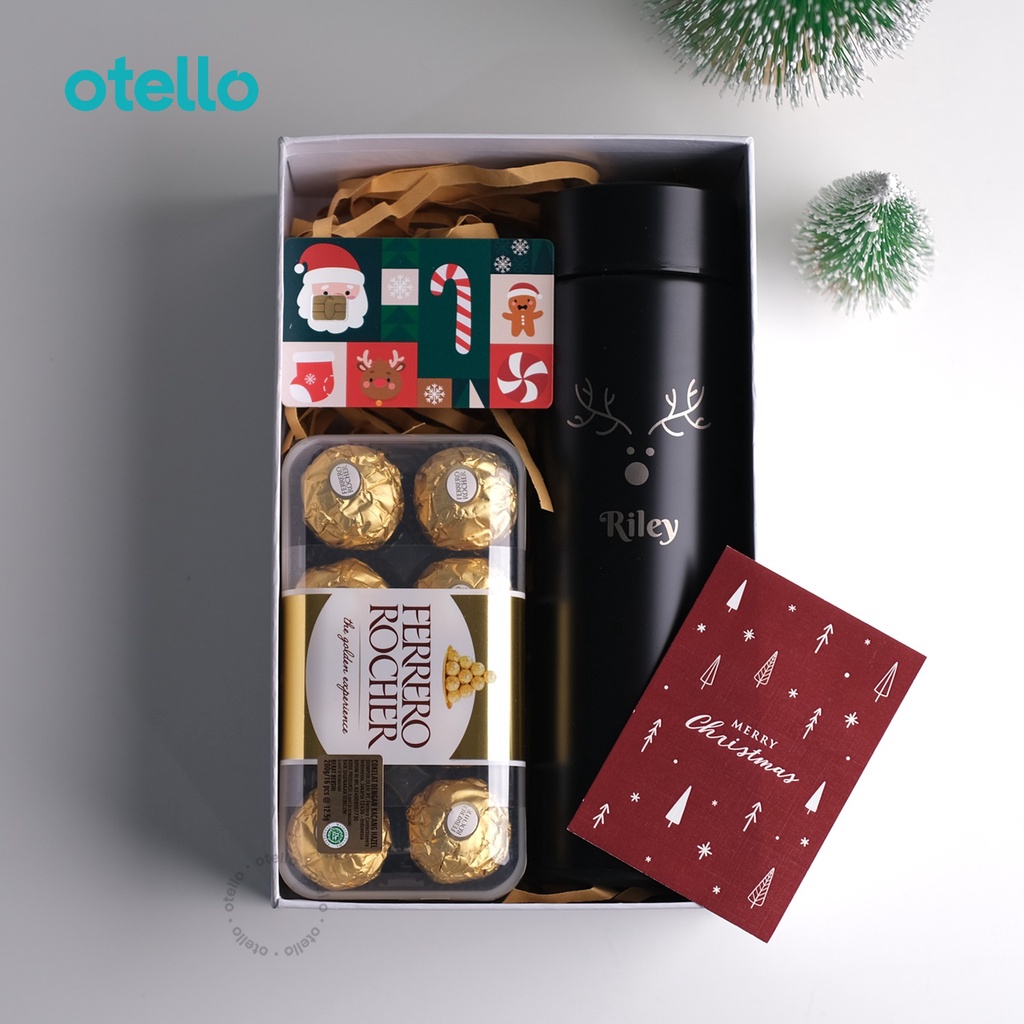 FELIZ Hampers Natal Hadiah Christmas Parsel Kado Tumbler Xmas Chrismast Gift Kado