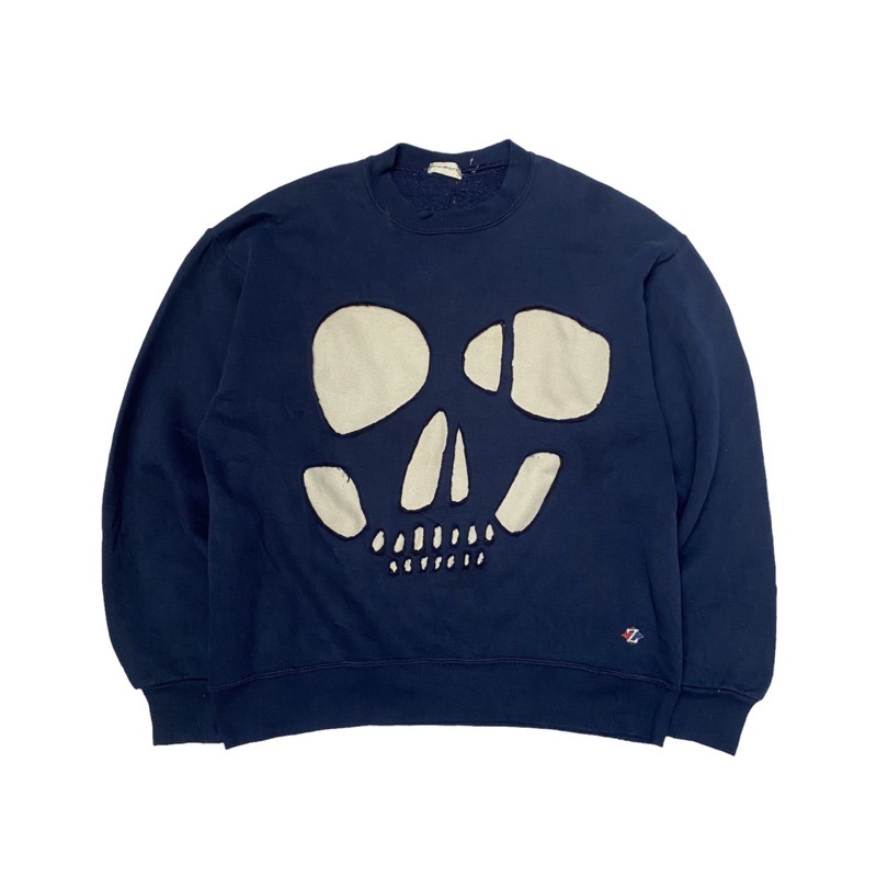reworked crewneck big skull