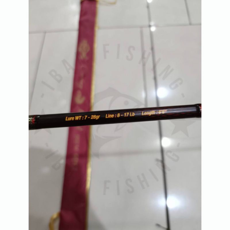 Joran Relix Nusantara Cacing Merah 662 Gen 2 Spining & BC