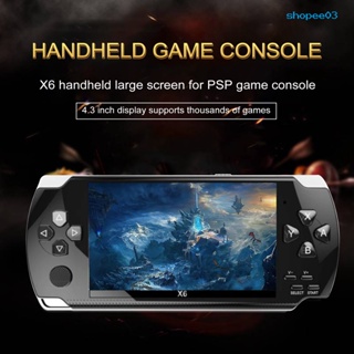 Gm-1 Set Konsol Game Portable Layar Besar 4.3 ”Support TV / PC