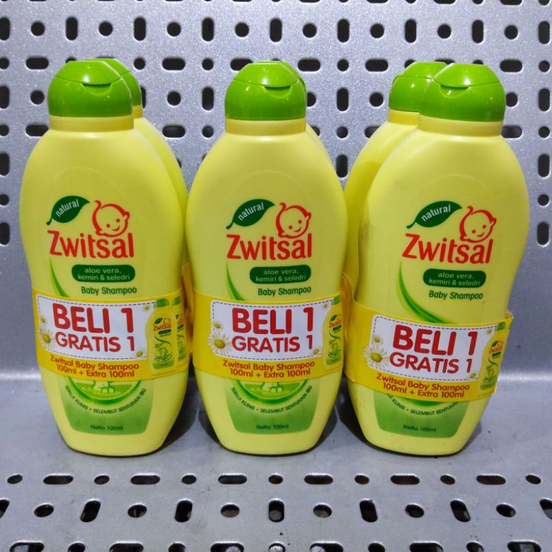 Zwitsal baby shampoo 100ml isi 2 / Zwitsal / Zwitsal shampoo