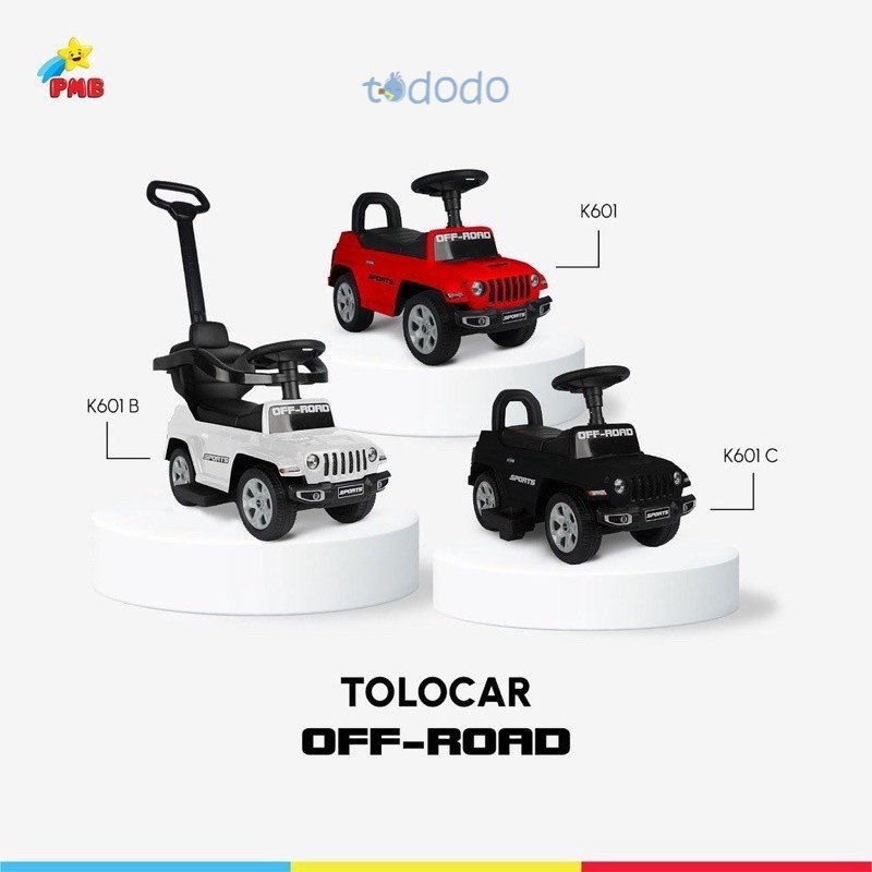 Mainan Mobil Dorongan Anak Tolo Car Tolocar PMB Offroad K601 / K601B/ K601C