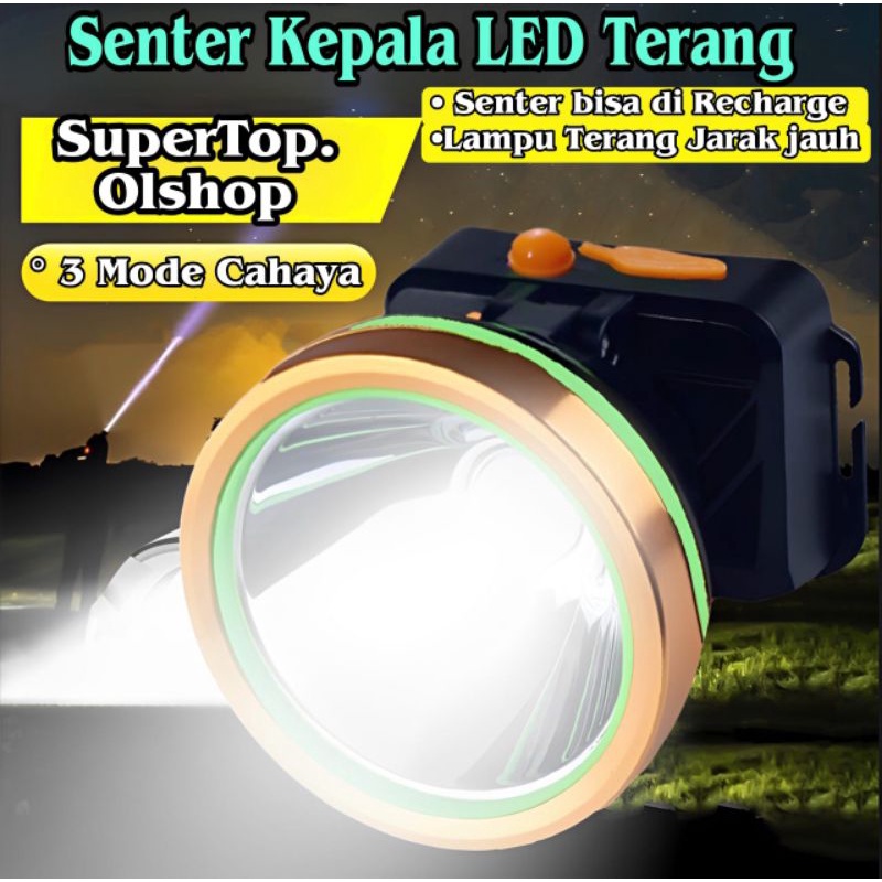 Senter Kepala 30Watt Led Carger/Head Lamp Carger Termurah