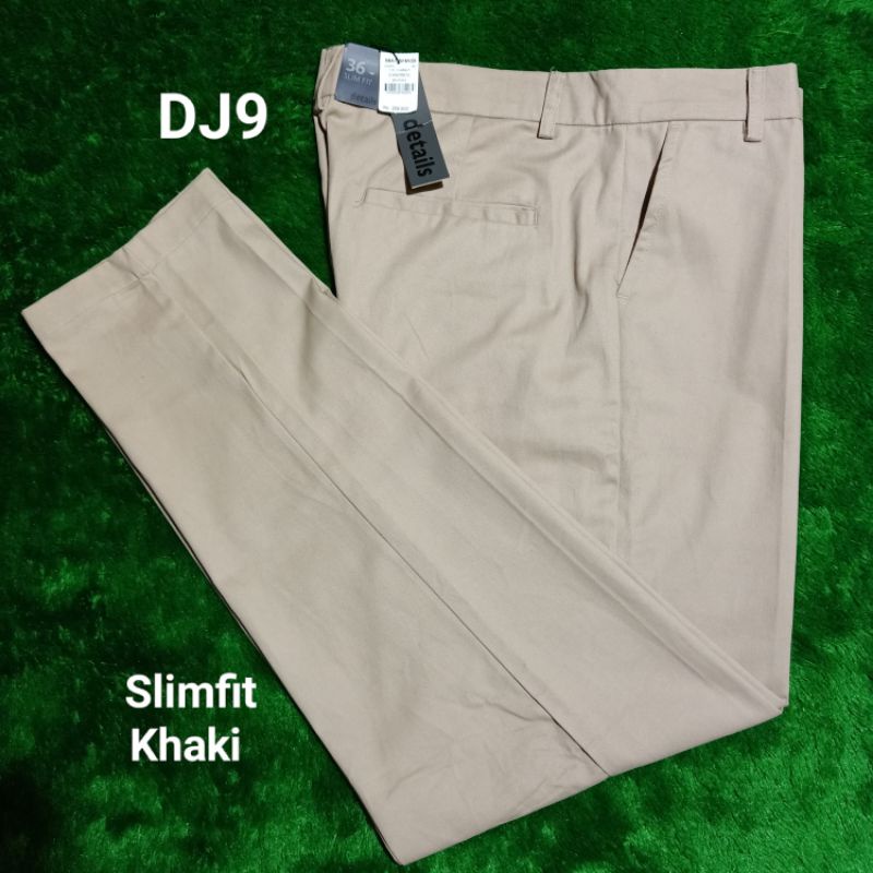 Celana Panjang Pria Jeans Chinos Merek DETAILS Branded Matahari Original