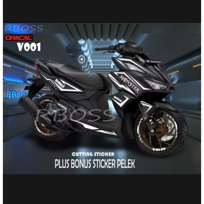 Stiker motor Vario 160 stiker custom stiker terbaru sticker keren