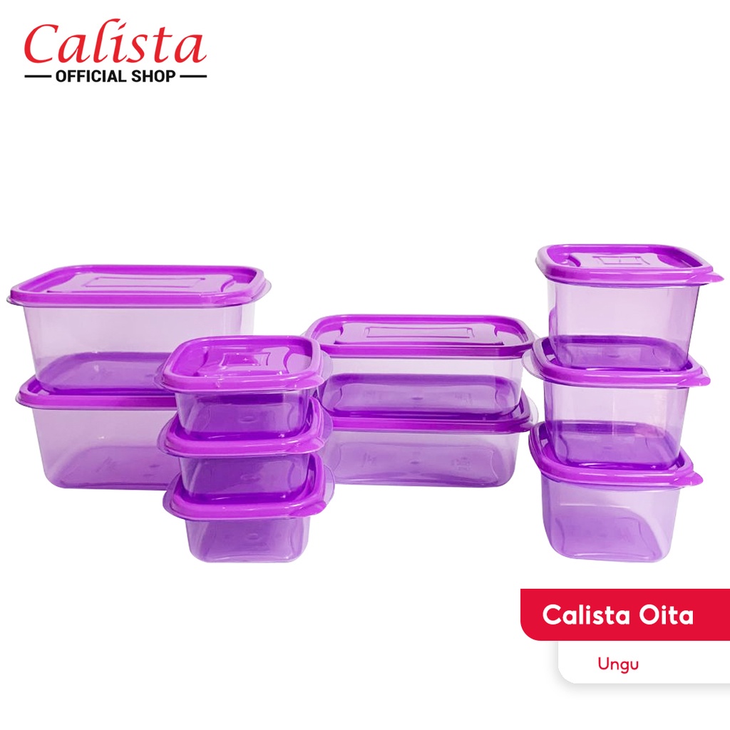 LT- OITA PUTIH BENING FOOD KONTAINER ISI 10PCS / TOPLES KOTAK CALISTA