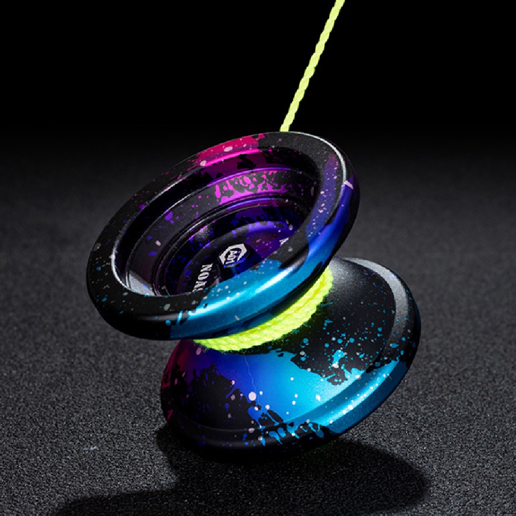 Adawnshbhyu Metal Alloy Aluminium yoyo Profesional Dengan 10bola kk bearing High Speed yoyo ID