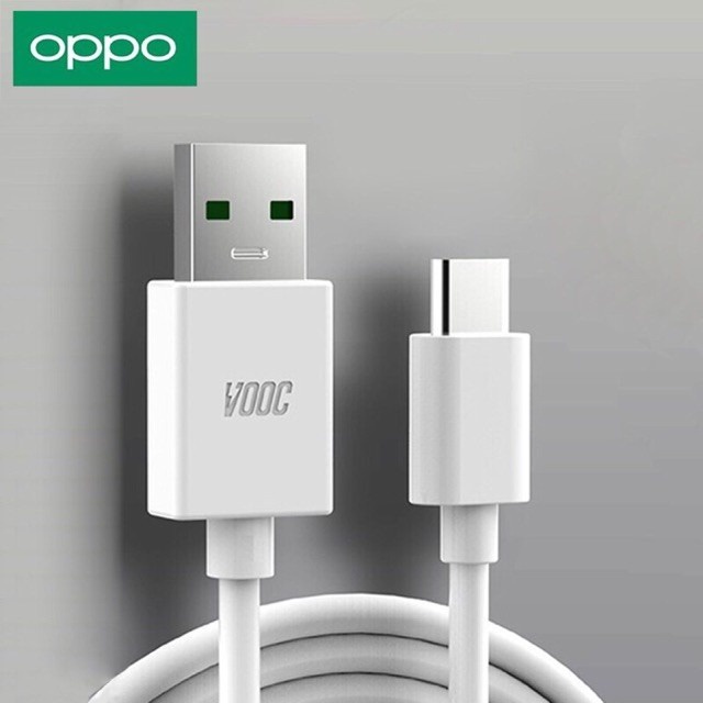 Kabel Data Oppo Original 100% VOOC 3A USB Type C Super Fast Charging Aksesoris Handphone Hp OCEANMART Ocean Mart Murah Grosir