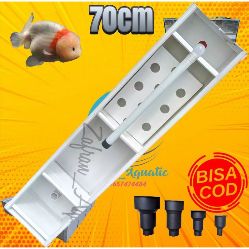 filter talang aquarium 70cm | top filter talang 70cm | talang filter aquarium