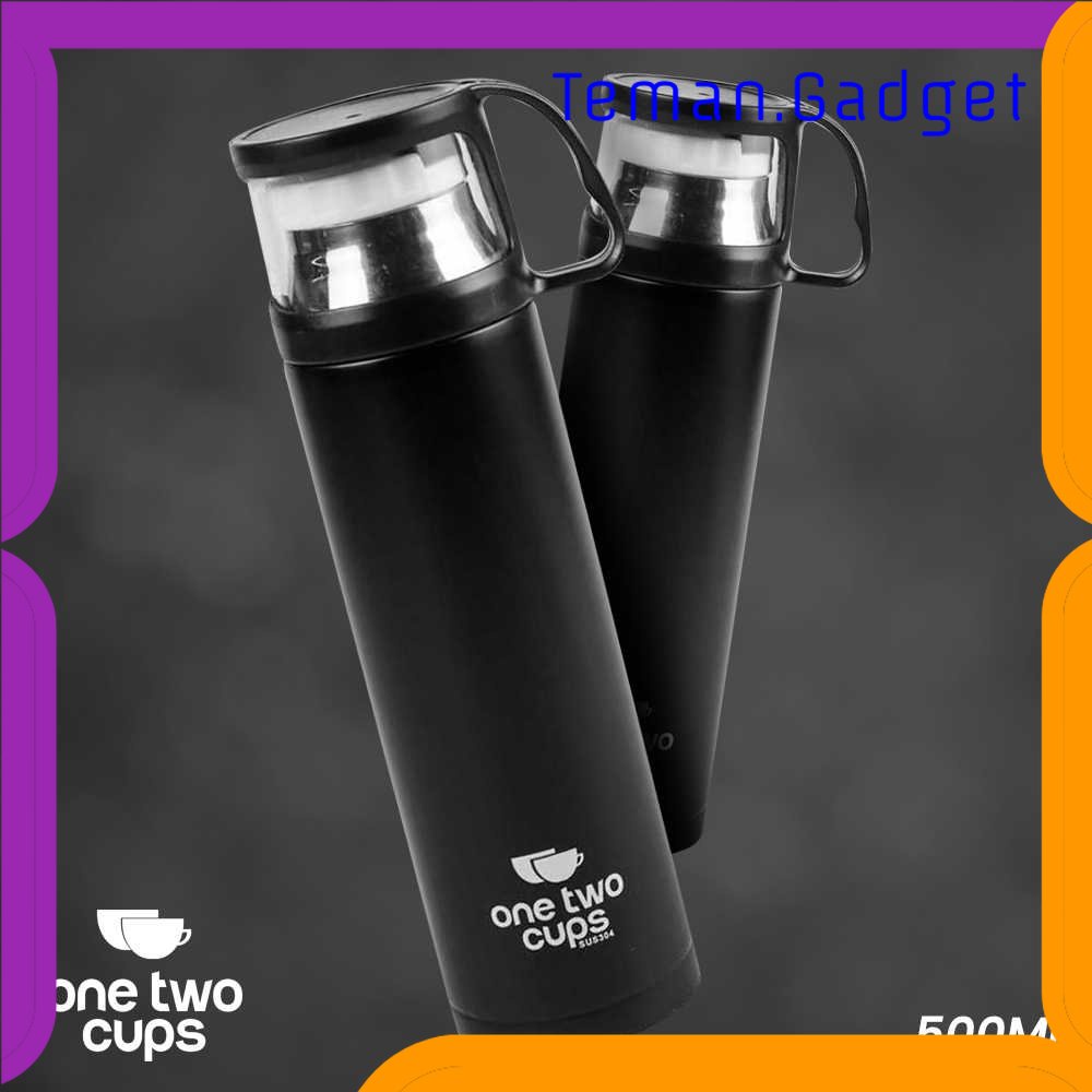 TG - DPR One Two Cups Botol Minum Thermos with Cup Head 500ml - SUS304