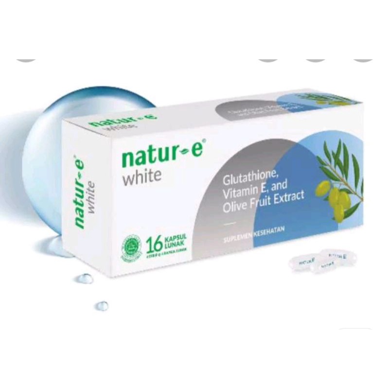 Natur E white Brightening 16 kapsul original 100%