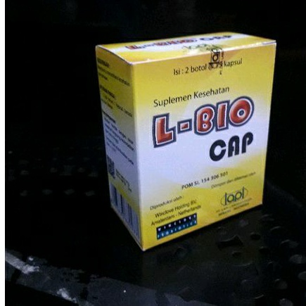 L - BIO CAP (2 borol @ 15 kapsul) Suplemen Kesehatan Pencernaan