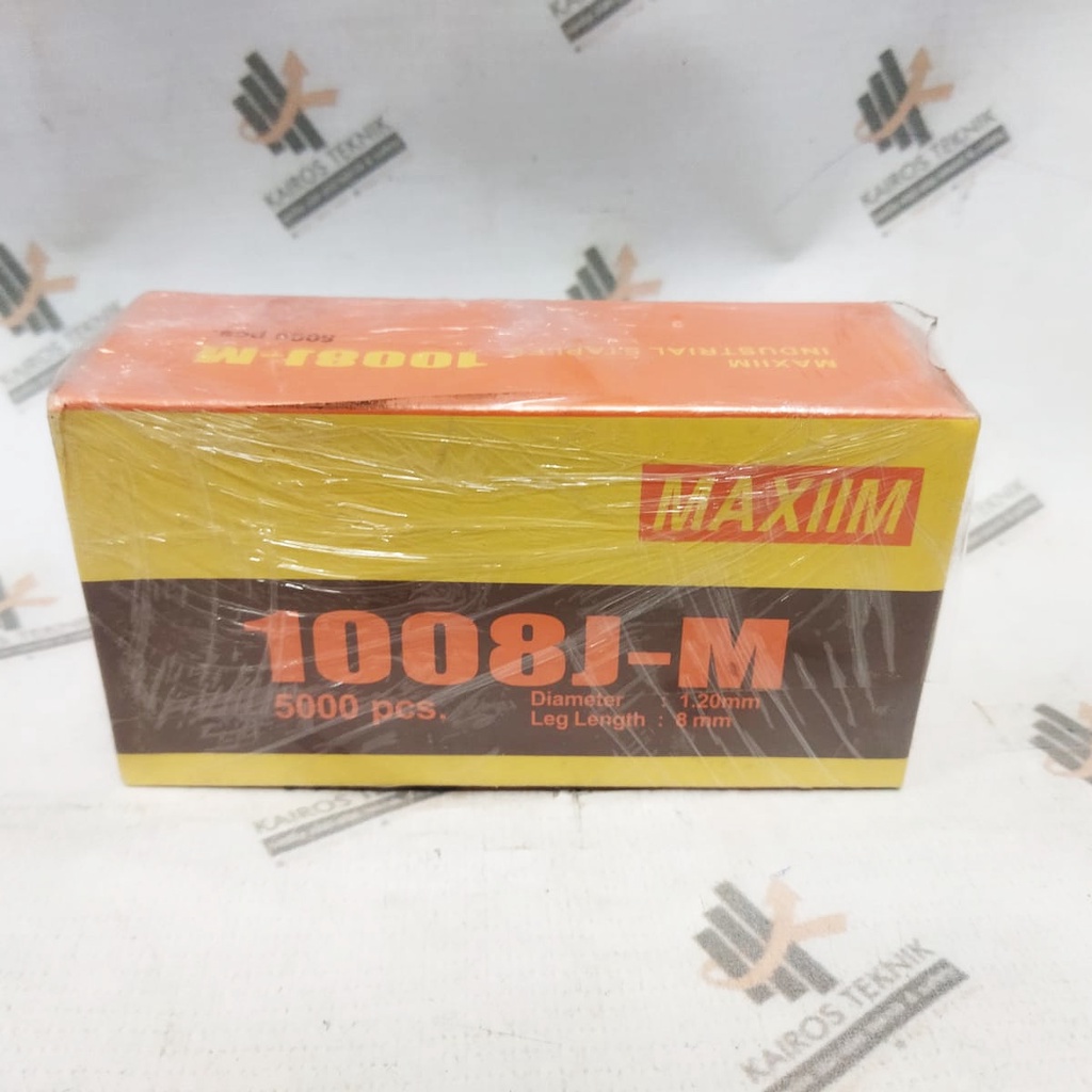 

Isi staples tembak MAXIIM 1008J-M isi gun tacker 8mm