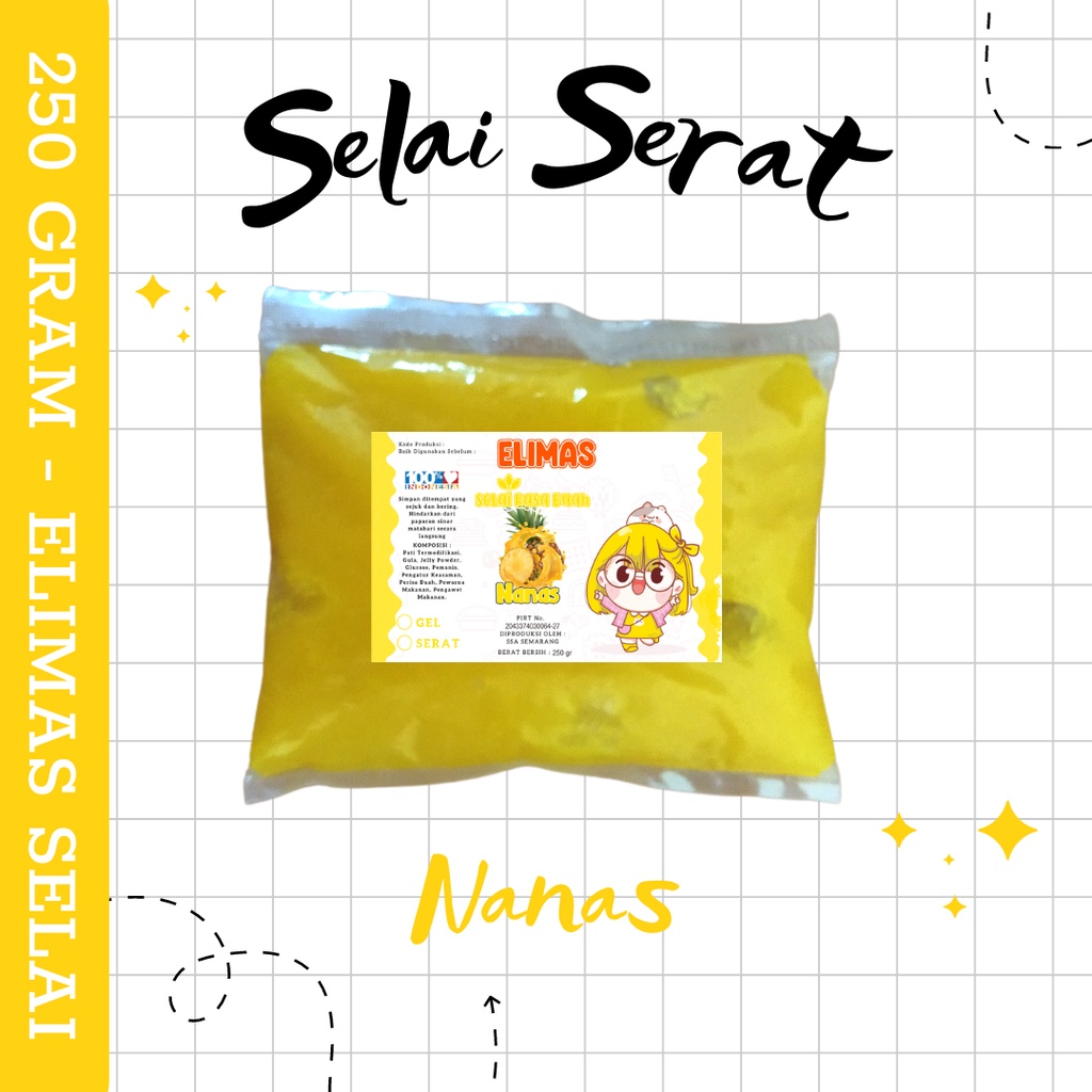 250 GR ELIMAS SELAI GEL DAN SERAT