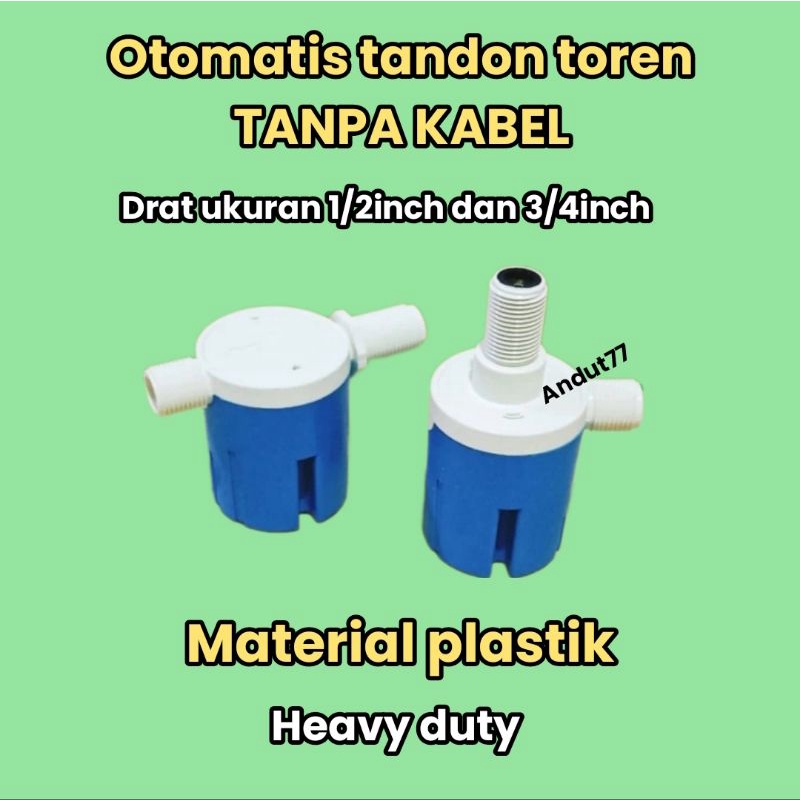 kran air otomatis water level horizontal vertikal - tandon bak mandi toren - kran plastik