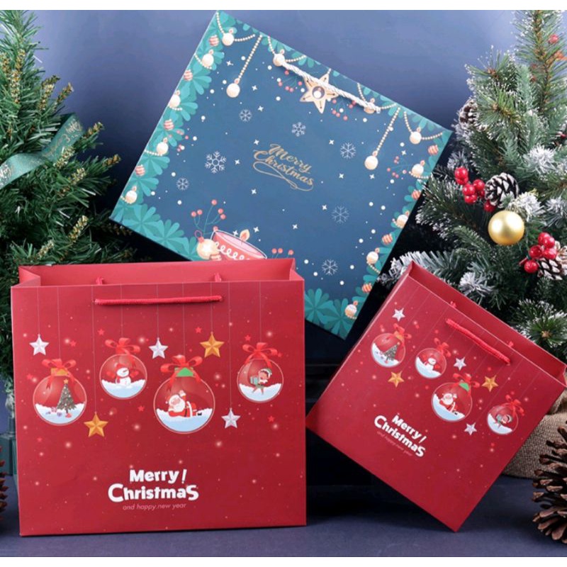 

Paper bag Natal Merry Christmas / Tas Paper Bag Natal