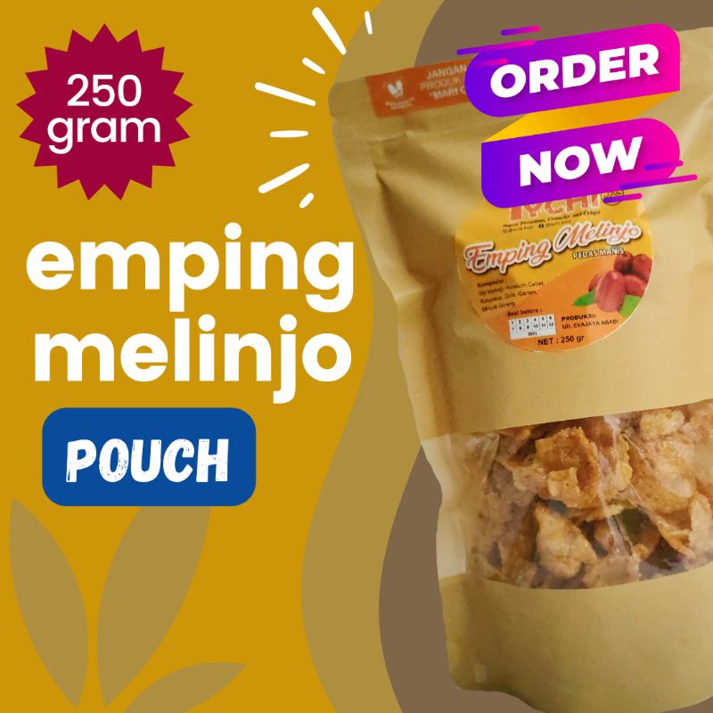 

Emping Melinjo Pedas Manis 250 gram