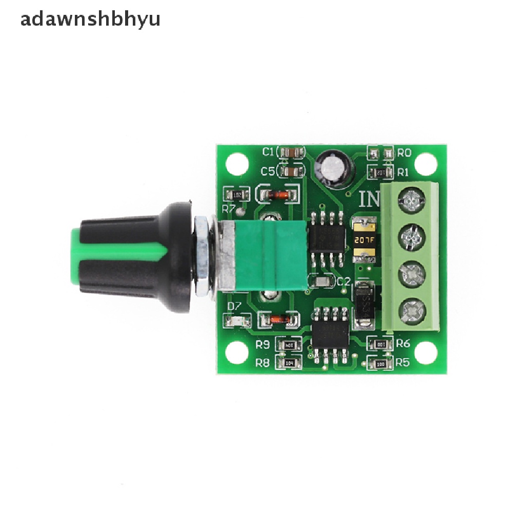 Adawnshbhyu 1.8V 3V 5V 6V 12V 2A PWM Dc Motor Speed Controller Variable Speed Regulator Governor Switch, Switch Fungsi 1803BK ID