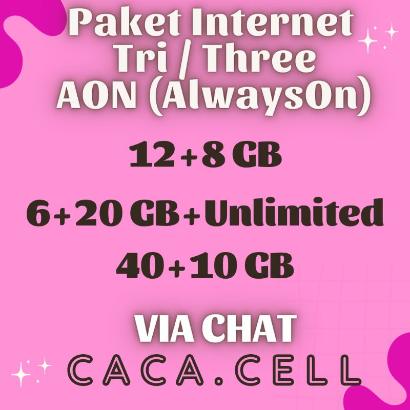 Paket Internet Tri / Three AON
