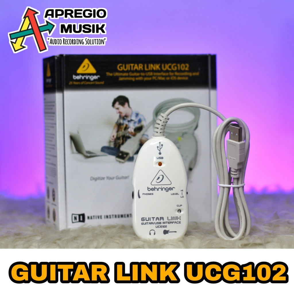 BEHRINGER UCG102 UCG 102 Guitar Link Original LOW NOise