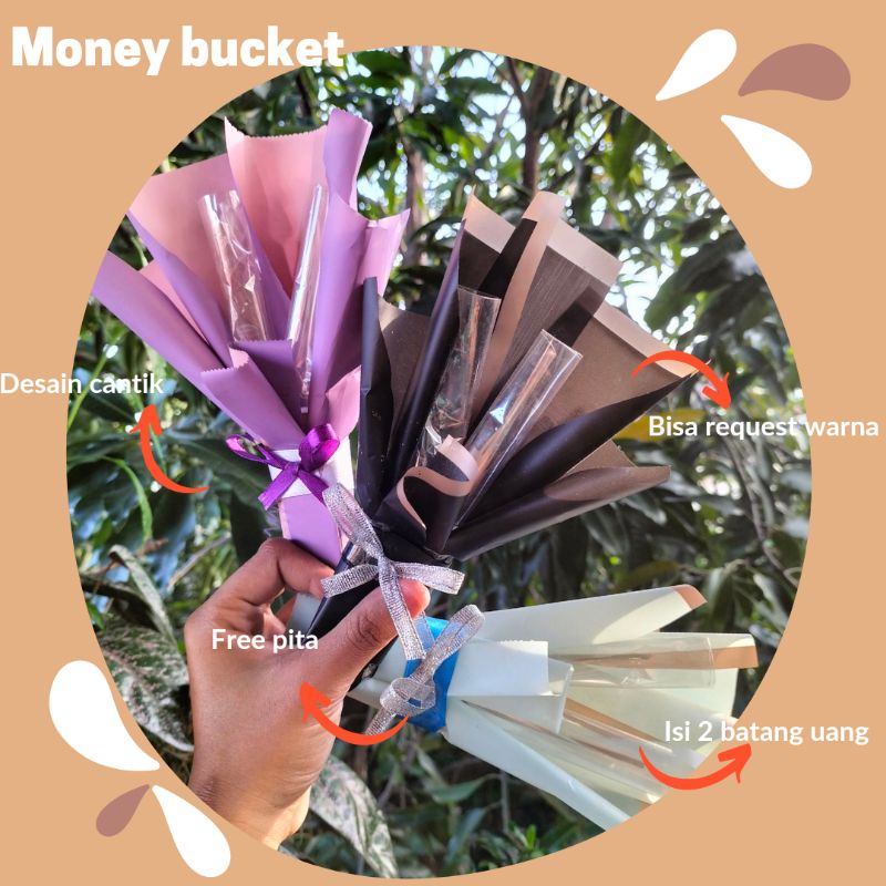 

MINI MONEY BUKET UANG KOSONGAN HANDBOUQET MURAH SURABAYA