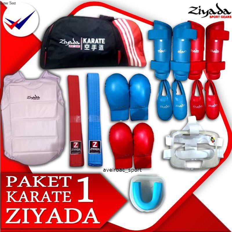 (ZYD) Paket Hemat Peralatan Pertandingan Kumite Karate Merk Ziyada