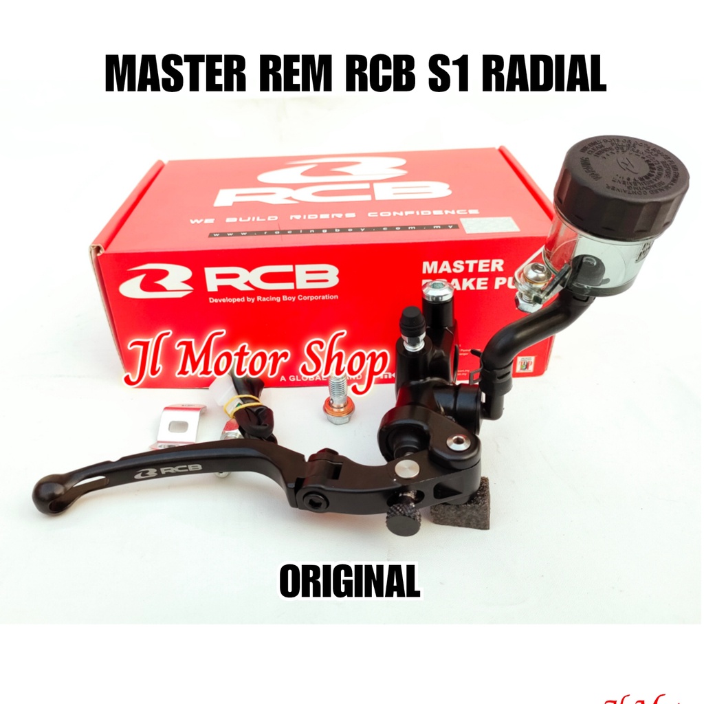 MASTER REM RCB S1 KANAN KIRI RADIAL AEROX VIXION VARIO BEAT SONIC CB CBR SCOOPY GENIO MIO M3 XEON FINO TIGER RXKING R15 GSX SATRIA FU JUPITER Z MX MX KING DLL FORGED RCB S1 RADIAL