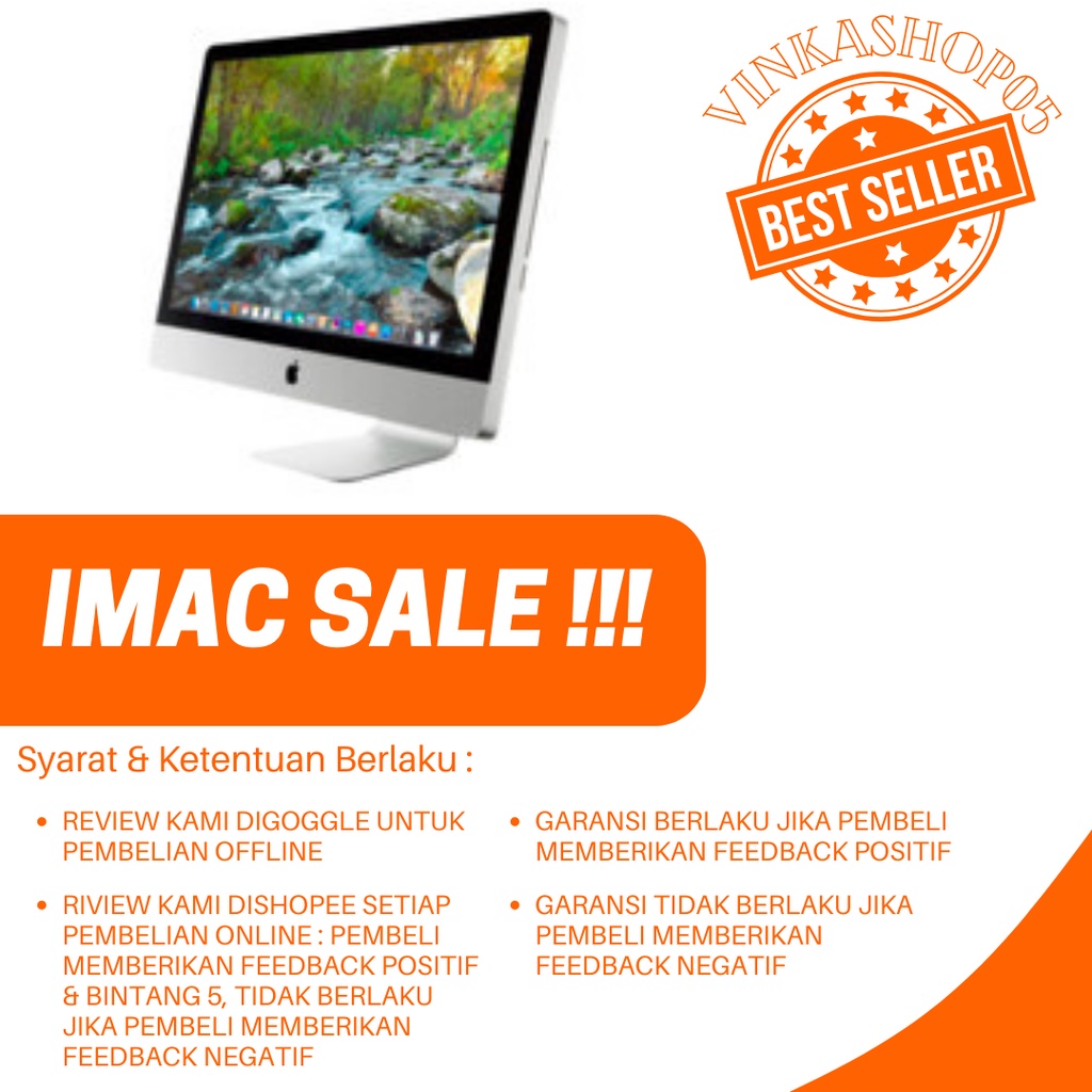 PROMO iMac Tebal 27 inch 2009 - 2010 - 2011 SECOND