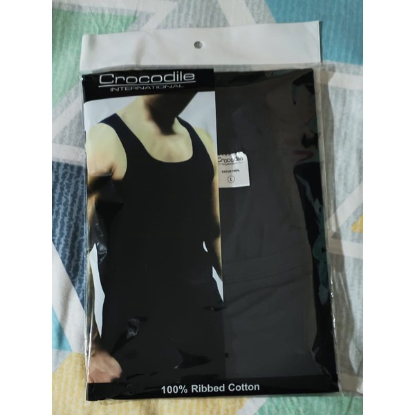 CROCODILE Singlet- Tanktop Pria Katun 511-812 100℅ Cotton Combed Original