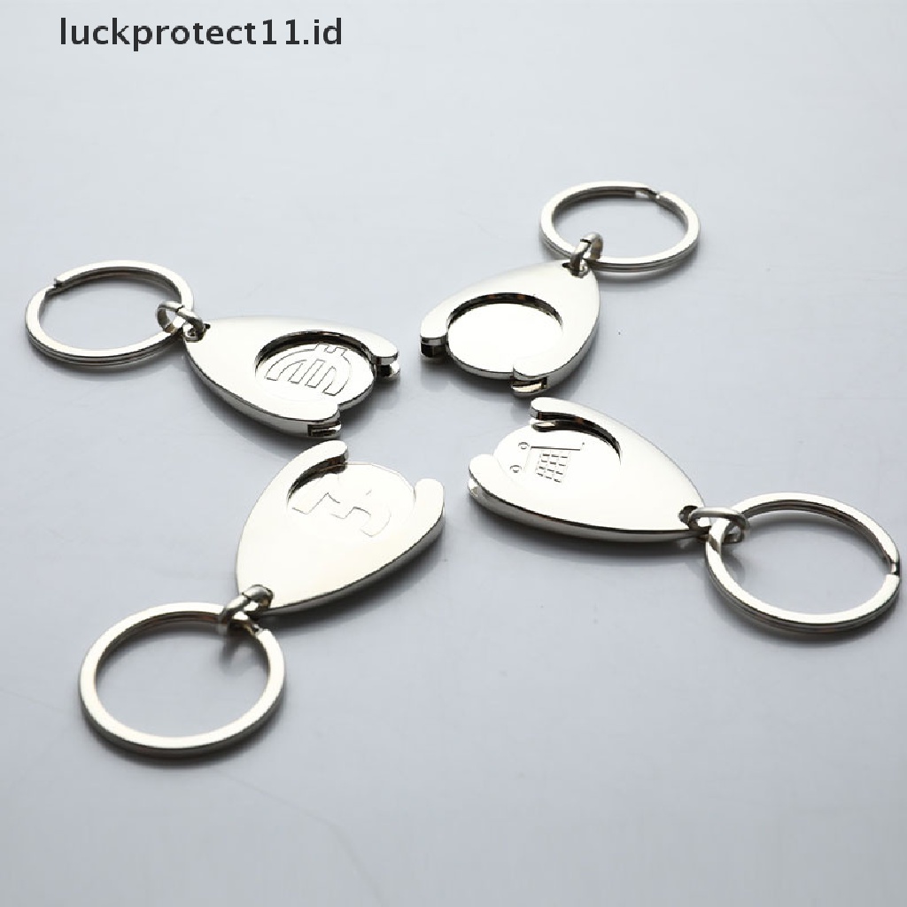 /Fashion Hot//// Gantungan Kunci Keranjang Belanja Desain Pluggable Key Chain Untuk Tempat Gantungan Kunci Mobil.